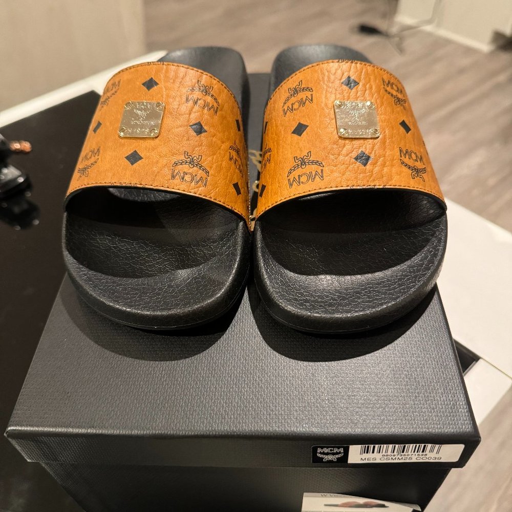 MCM Slide Sandals